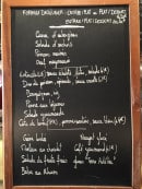 Menu Du Coq à l'Ane - Exemple de menu