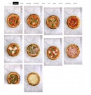 Menu Italian Trattoria - Les pizzas