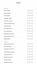 Menu Le Café Plume - Vins