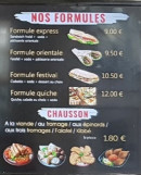 Menu Le Festival - Les formules et chausson