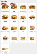 Menu Quick - Les burgers
