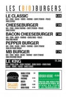 Menu Bioburger - Les burgers