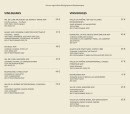 Menu Bistrot Gisèle - Carte des vins
