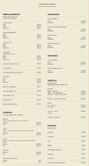 Menu Bistrot Gisèle - Les boissons alcoolisées