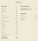 Menu Bistrot Gisèle - Les boissons chaudes