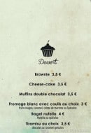 Menu Chez Holly - Les desserts