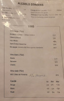 Menu Goui - Les alcools Coréen et vins