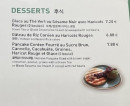 Menu Ilang - Les desserts