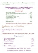 Menu Ma Cave Fleury - Les vins en bouteilles 75 cl, magnums...