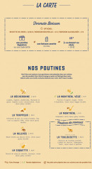 Menu Maison de la Poutine - La formule et poutine