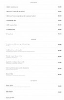 Menu Mer & Coquillage - Les plats, desserts, ...