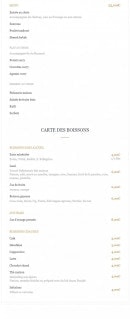 Menu New Jhelum - Les boissons