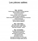 Menu Un Monde Gourmand - Les salées