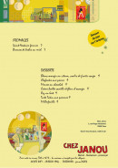 Menu Chez janou - Les fromages et desserts