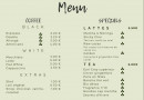 Menu Safe Urban Concept - Les cafés et spéciales