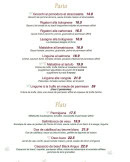 Menu Valentina - Pasta et plats