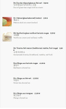 Menu BigBang - Desserts page 3