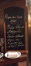 Menu Il Quadrifoglio - La pizza du jour