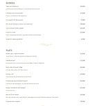 Menu Le Bistrot de la Place - Les entrées et plats