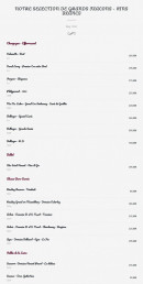 Menu Le Petit Sommelier - La sélection de grands flacons vins blancs