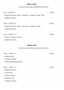 Menu Minori - Les menus sushis et les menus makis