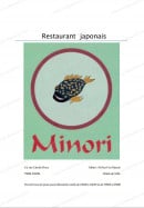 Menu Minori - Carte et menu Minori, Paris 4