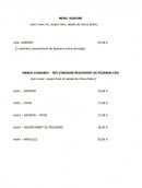 Menu Minori - Les menus sashimis et les menus chirashis
