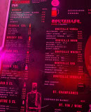 Menu Alexandre - Les bières, tequilas et bouteilles,...