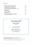 Menu Atelier Maître Albert - Pour terminer