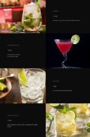 Menu Aux Émotions - Les cocktails classiques  page 5
