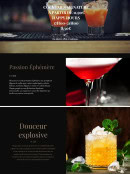 Menu Aux Émotions - Les cocktails signatures