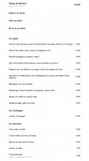 Menu Bistrot 65 - Menu du Bistrot 29€