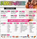 Menu Bubbles & Waffles - Bubble waffles personnalisé