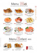 Menu Gomaya - Les menus