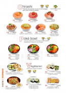 Menu Gomaya - Les chirashi, végétarien, …