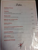 Menu I Diavoletti Trattoria - Les dolce