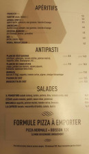 Menu Il pomod'oro - Exemple de menu
