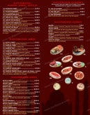 Menu India Gate - Les autres plats