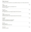 Menu Le Thiossanne - Les plats du jour