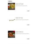 Menu Masala Magic - Les salades