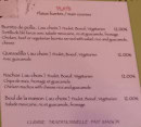 Menu Mexi & Co - Les plats