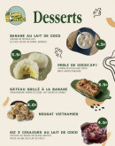 Menu Mì thé - Les desserts