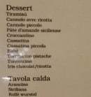 Menu Racina - Desserts