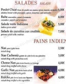 Menu Safran
