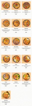 Menu Sukisoba_paris - Les plats