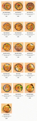 Menu Sukisoba_paris - Les menus