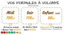 Menu Sushi Spot - Les formules  a volenter