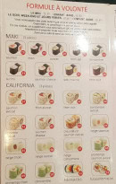 Menu Sweet kt - Maki et california