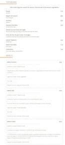 Menu Taigasu - Les autres menus 