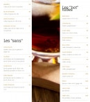 Menu The Local - Cocktails suite